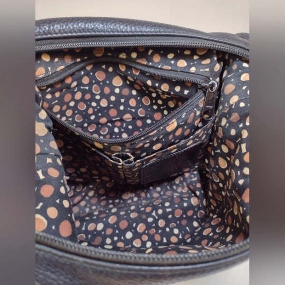 Brighton black pebble leather boho bag - Picture 7 of 10